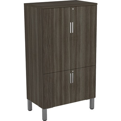 Storage Cabinet-Levels Series, With Riser Feet Gray Dusk