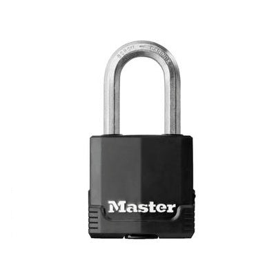 Lock-Magnum Covered Steel, 1-1/2" Shackle, Black