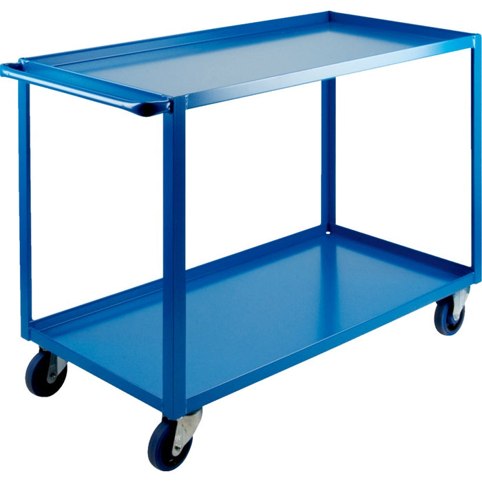 Cart-Heavy Duty 2 Tier Shelf Cart 24"X51"X36" 1200Lb. Cap