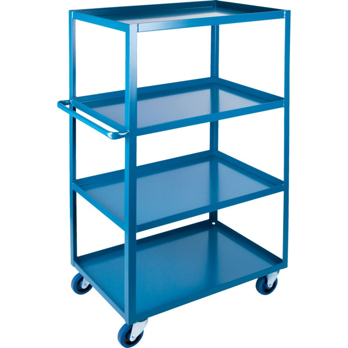 Cart-Heavy Duty 4 Tier Shelf Cart 24"X61"X39" 1200Lb. Cap