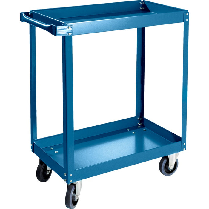 Cart-2 Tier Shelf Cart 18"X36"X30" 900Lb. Cap Rubber Caster