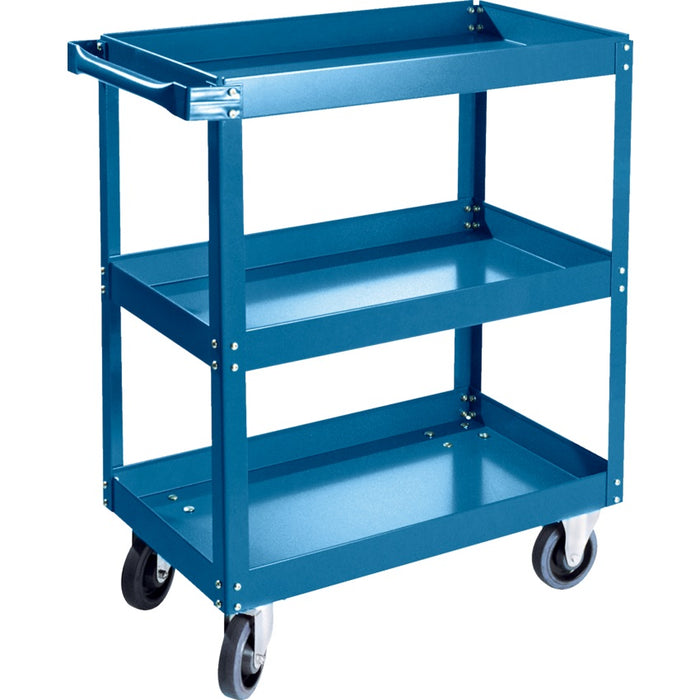 Cart-3 Tier Shelf Cart 18"X36"X30" 900Lb. Cap Rubber Caster
