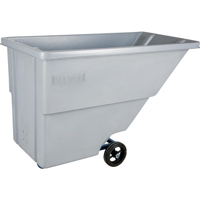 Garbage Tilt Truck-Kleton, 500Lb Cap, Grey