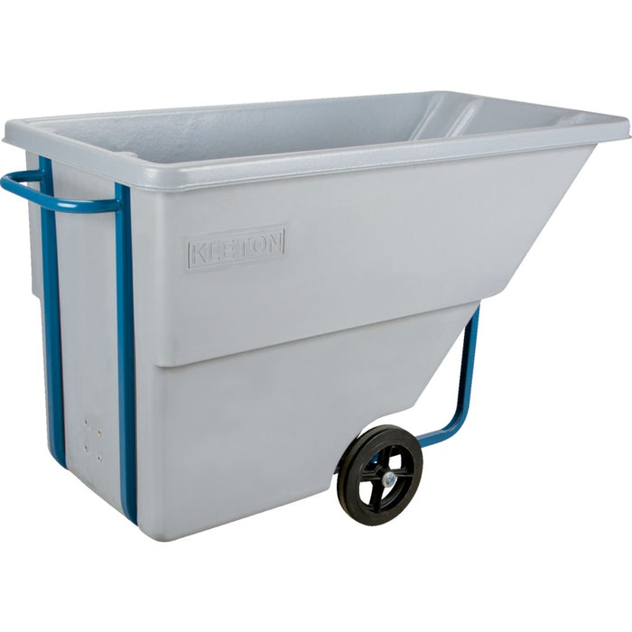 Garbage Tilt Truck-Kleton, 850Lb Cap, Grey