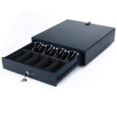 Cash Drawer-Adesso, Manual, 4 Bill/5 Coin, Black