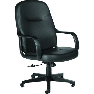 Chair-Tilter Annapolis High Back, Black Bonded Leather