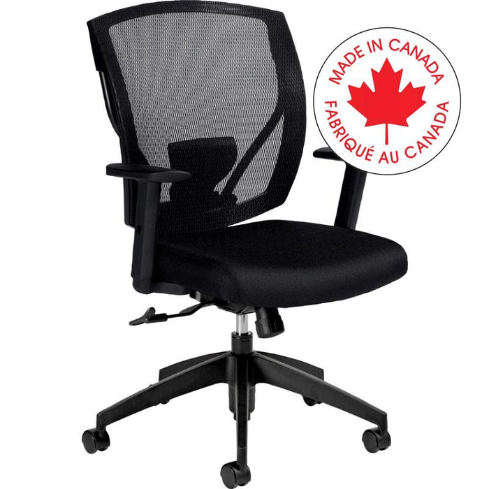 Chair-Tilter, Ibex Mesh Medium Back, Jenny Ebony