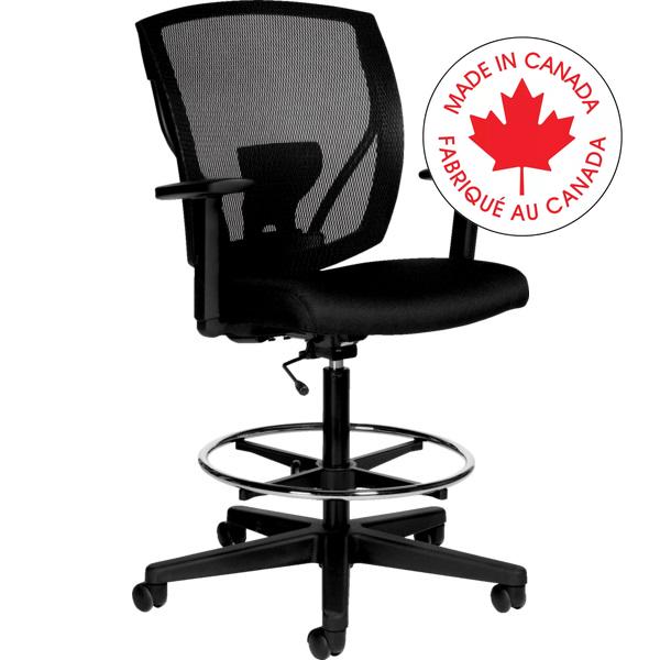 Chair-Drafting/Task Ibex Mesh Back, Jenny Black