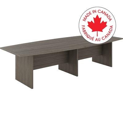 Boardroom Table-Newland Boat Shaped 120X48 Absolute Acajou