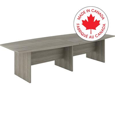 Boardroom Table-Newland Boat Shaped 120X48 Noce Grigio