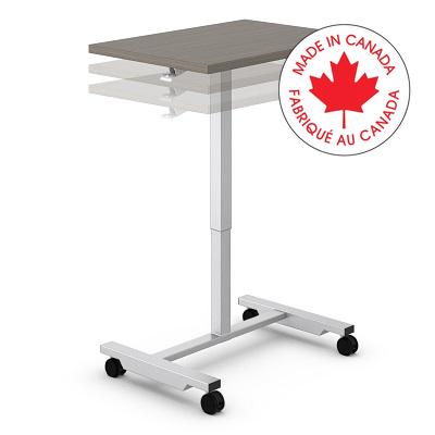 Height Adjustable Personal Table-Newland Absolute Acajou