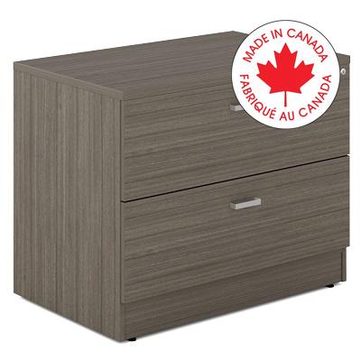 Lateral File With Top-Newland 36X24 Absolute Acajou