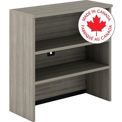 Hutch-Newland, 36"W X15"D X 36"H, Noce Grigio