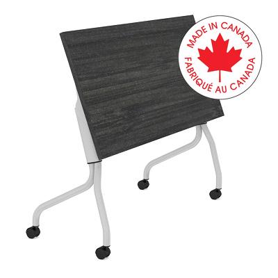 Training Table-Newland Flip-Top 48X24 Asian Night