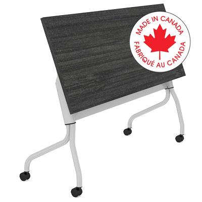 Training Table-Newland Flip-Top 60X24 Asian Night