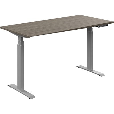 Height Adjustable Table-Newland 58X29 Absolute Acajou