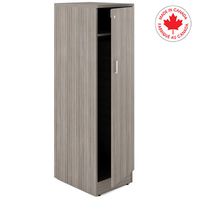 Wardrobe-Newland, Right Hinge, Noce Grigio