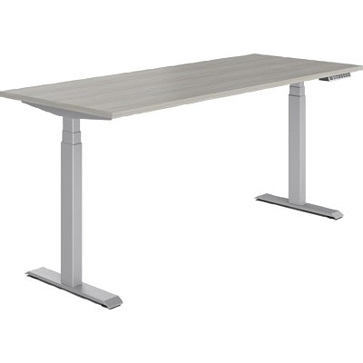 Height Adjustable Table-Newland, 70 X 23 Noce Grigio