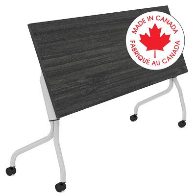 Training Table-Newland Flip-Top 72X24 Asian Night