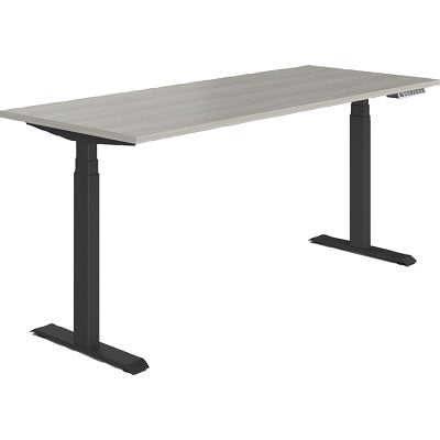 Height Adjustable Table-Newland, 70 X 29 Noce Grigio