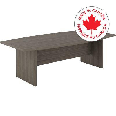 Table-Boardroom,Newland Boatshape 96"X48"X29"Absolute Acajou