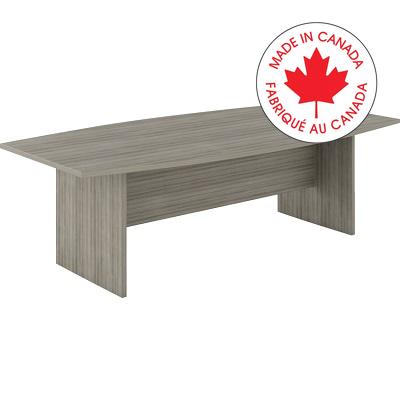 Boardroom Table-Newland Boat Shaped 96X48 Noce Grigio