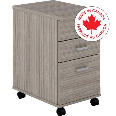 Pedestal-Newland Mobile, Box/Box/File, Noce Grigio