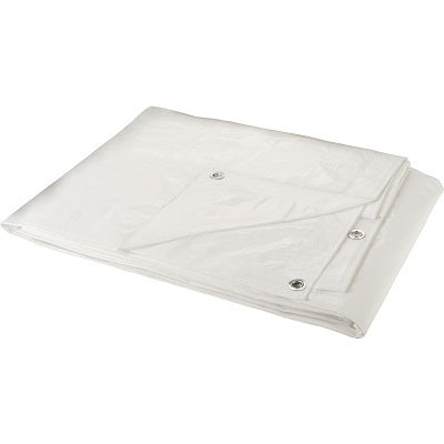 Tarp-Heavy Duty, 6Mil Polypropylene, 12' X 16', White