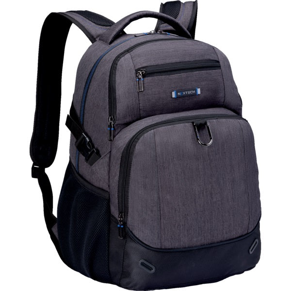 Backpack-Nextech Holds 15.6" Laptop, Grey