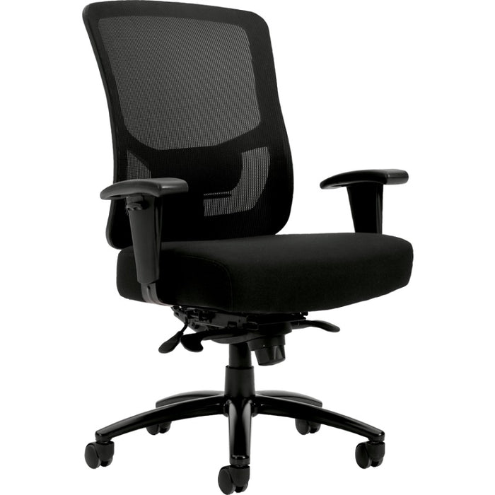 Chair-Raven Synchro-Tilter, Heavy Duty Mesh, Black