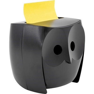 Note Dispenser-Pop-Up 3X3 Owl, Black