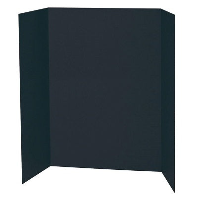 Presentation Board-Pacon Tri-Fold, 36" X 48" Black