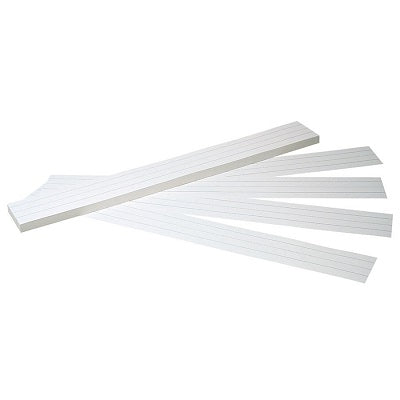 Sentence Strips-Pacon Ruled 3" X 24" White 100/Pack