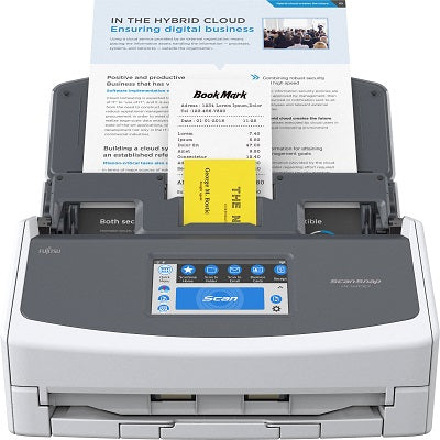 Scanner-Fujitsu Ricoh Scansnap Ix1600 Touch Screen White
