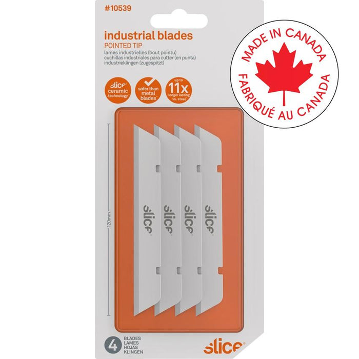 Blades-Slice Pointed 4-7/10" 4/Pack