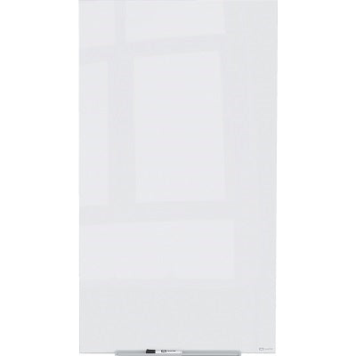 Marker Board-Glass Invisamount Vertical 50X28" Magnetic