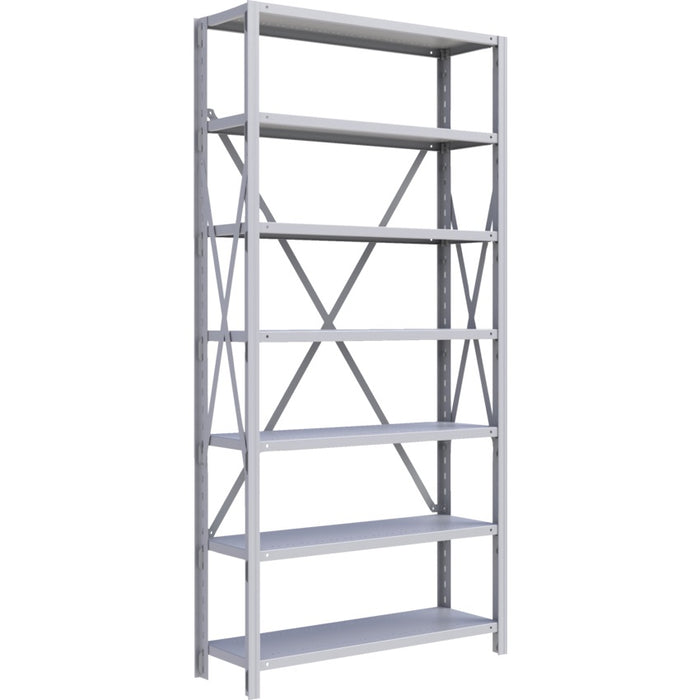 Shelving-Steel 7 Shelves, Boltless 36" X 18" X 76" 800Lb Cap