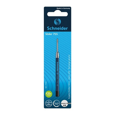 Pen Refill-Schneider Slider 755 Extra Broad, Black