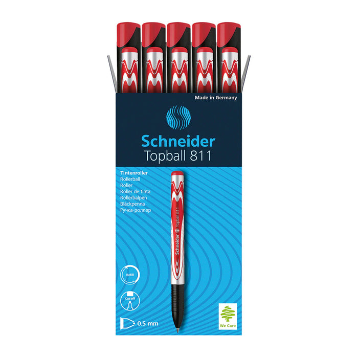 Pen-Roller, Topball 811 0.5Mm, Red RS8112