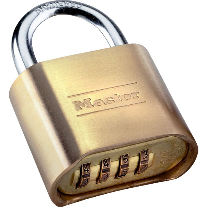 Lock-Padlock 2" Brass Combination, Resettable