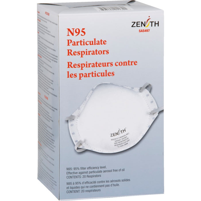 Mask-Respirator, N95 Medium/Large 20/Box