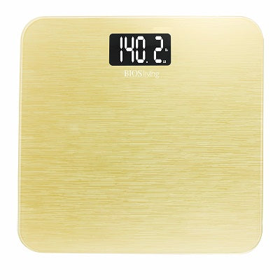 Scale-Bios Living Digital Bathroom Scale, Gold