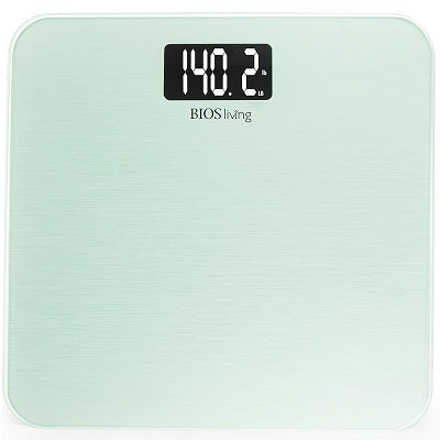 Scale-Bios Living Digital Bathroom Scale, Silver