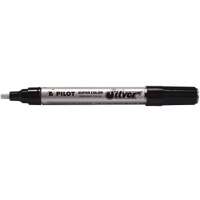 Marker-Permanent, Super Color, Broad Silver