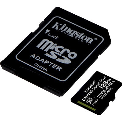 Memory Card-Kingston Canvas Sd Adapter/Micro Sd 128Gb