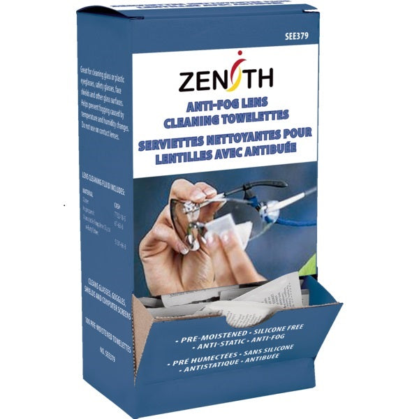 Lens Cleaning Towelettes-Zenith 100/Box