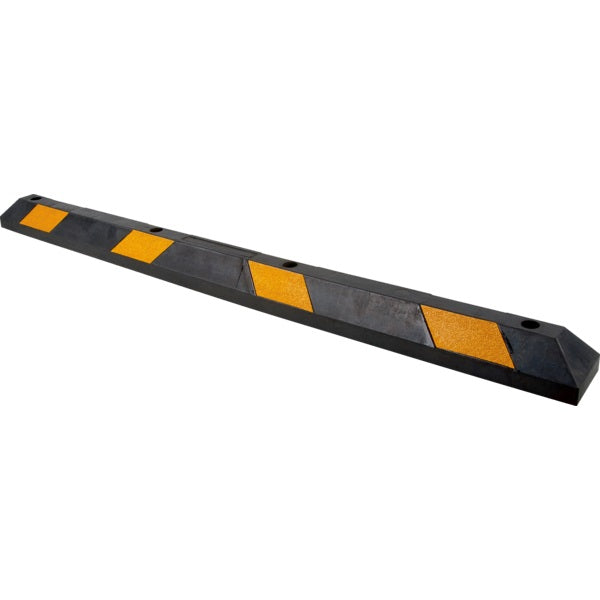 Parking Curb-Zenith 72 X 6 X 4" Black/ Yellow