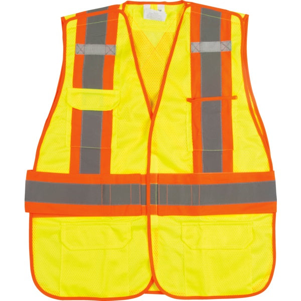 Vest-Safety, Surveyor Traffic Csa, Lime Yellow, Medium