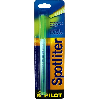 Highlighter-Spotliter Green Carded