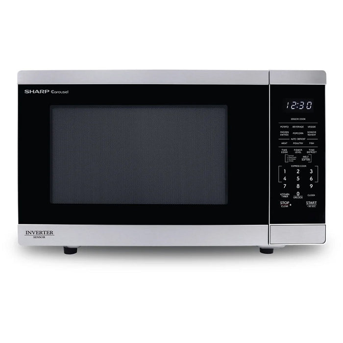 Microwave-Sharp 1.4 Cu.Ft. 1100 Watts, Stainless Steel